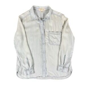 Anthropologie Cloth & Stone‎ Sky Blue Blouse, medium